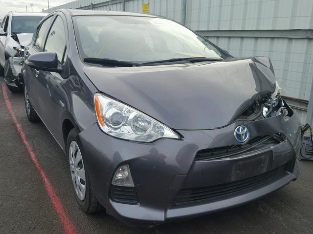 JTDKDTB32C1521452 - 2012 TOYOTA PRIUS C GRAY photo 1