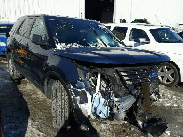 1FM5K8AR4GGB07531 - 2016 FORD EXPLORER P BLUE photo 1