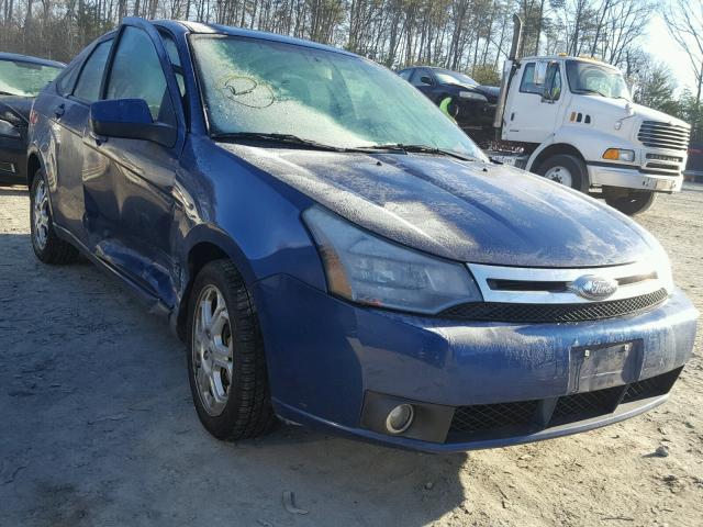 1FAHP36N69W148012 - 2009 FORD FOCUS SES BLUE photo 1