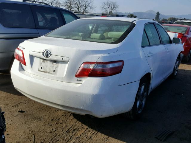 4T1BE46K07U502841 - 2007 TOYOTA CAMRY NEW WHITE photo 4