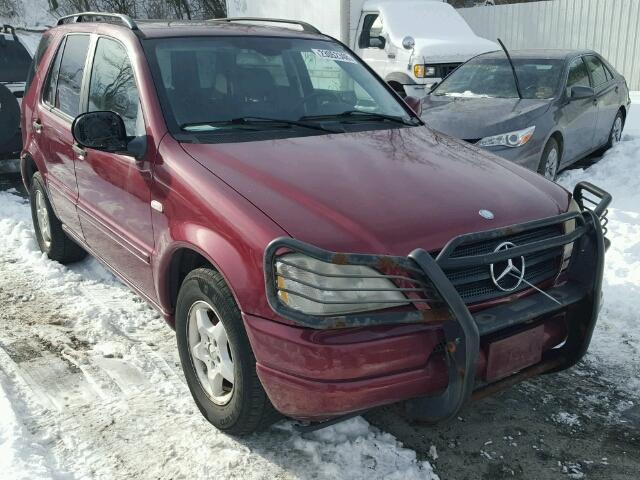 4JGAB54E21A233774 - 2001 MERCEDES-BENZ ML 320 RED photo 1