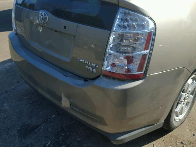 JTDKB20U983430590 - 2008 TOYOTA PRIUS GOLD photo 9