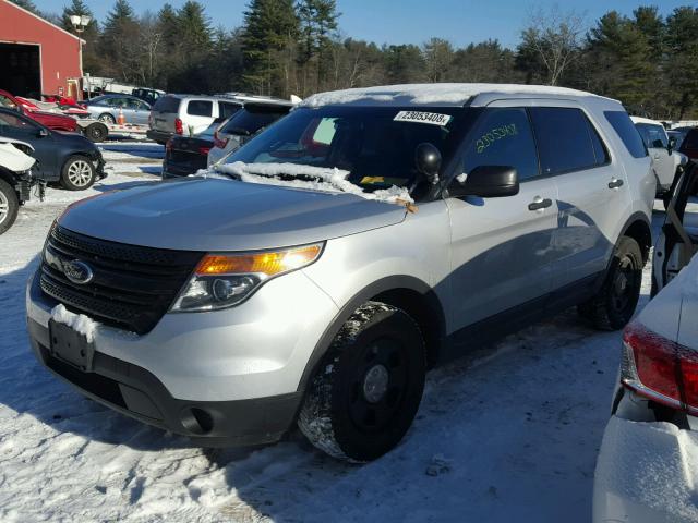 1FM5K8AR1DGC01944 - 2013 FORD EXPLORER P SILVER photo 2