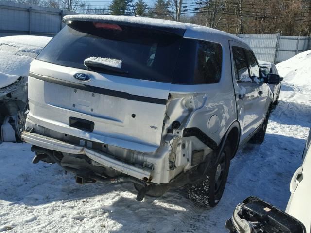 1FM5K8AR1DGC01944 - 2013 FORD EXPLORER P SILVER photo 4