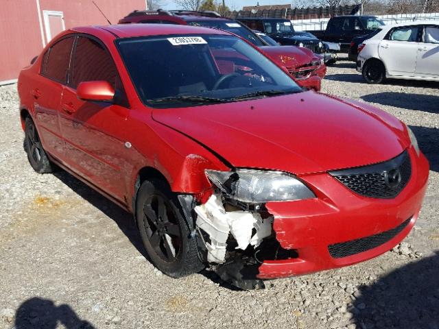 JM1BK12F361468169 - 2006 MAZDA 3 I RED photo 1