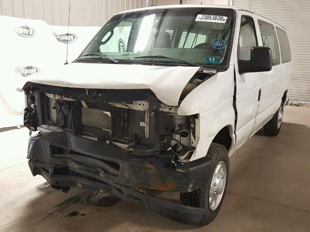 1FMNE1BWXBDA36140 - 2011 FORD ECONOLINE WHITE photo 2