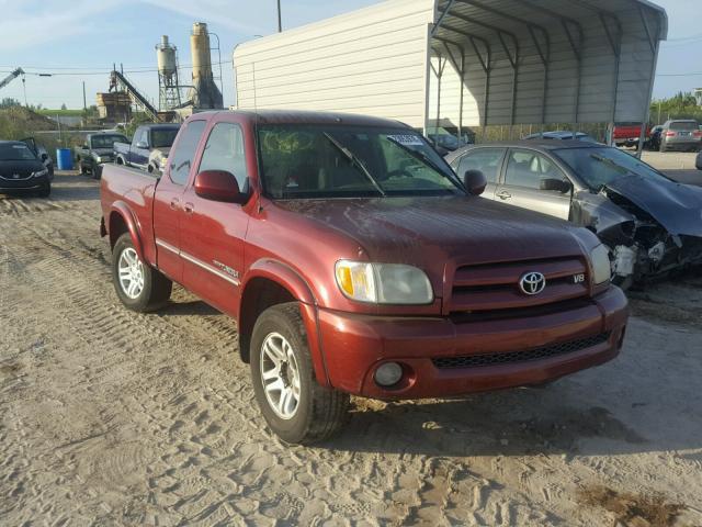 5TBBT48153S386347 - 2003 TOYOTA TUNDRA ACC RED photo 1