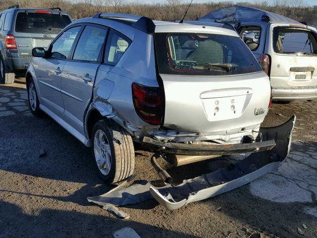 5Y2SL67868Z401767 - 2008 PONTIAC VIBE SILVER photo 3