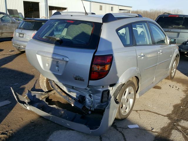 5Y2SL67868Z401767 - 2008 PONTIAC VIBE SILVER photo 4