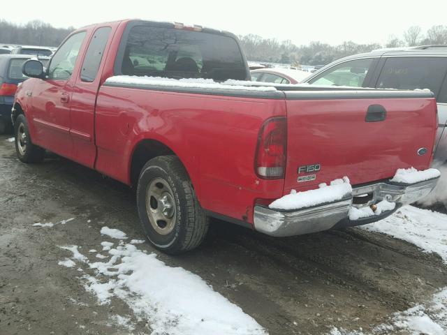 1FTZX1729YNB61266 - 2000 FORD F150 RED photo 3