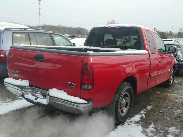 1FTZX1729YNB61266 - 2000 FORD F150 RED photo 4