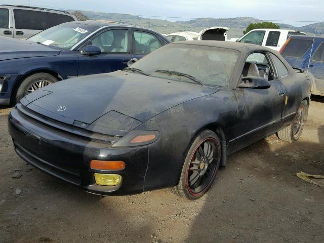 JT2ST87F0N0104755 - 1992 TOYOTA CELICA GT BLACK photo 2