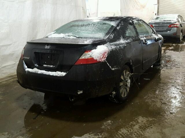 2HGFG12899H510713 - 2009 HONDA CIVIC EX 黑色 照片 4