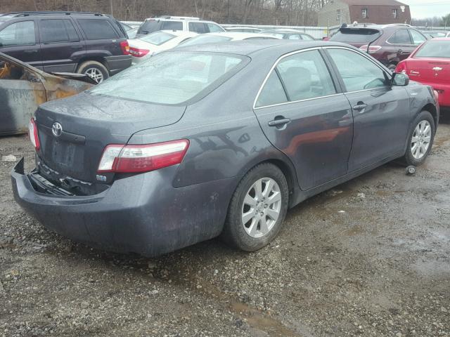 4T1BB46K09U063622 - 2009 TOYOTA CAMRY HYBR GRAY photo 4