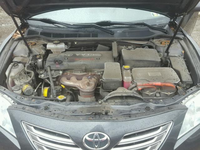 4T1BB46K09U063622 - 2009 TOYOTA CAMRY HYBR GRAY photo 7