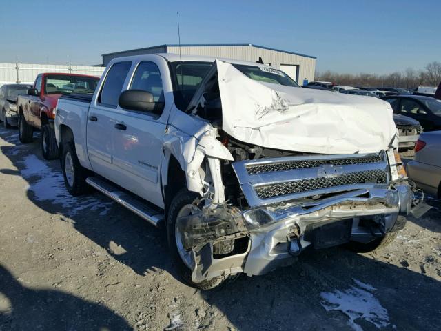 3GCPKSE77DG265400 - 2013 CHEVROLET SILVERADO WHITE photo 1