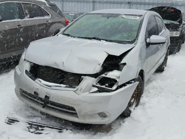 3N1AB6APXCL649408 - 2012 NISSAN SENTRA 2.0 SILVER photo 2