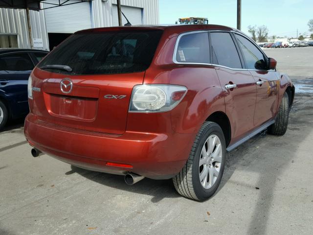 JM3ER293X70117333 - 2007 MAZDA CX-7 RED photo 4