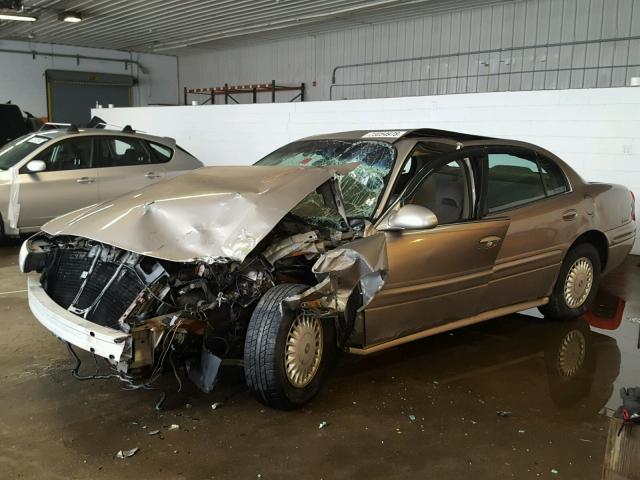 1G4HP54K3YU268077 - 2000 BUICK LESABRE CU BROWN photo 2