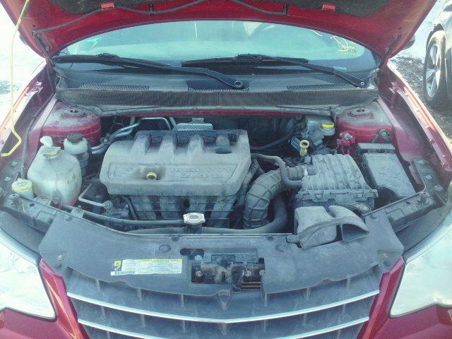 1C3LC46K68N117055 - 2008 CHRYSLER SEBRING LX RED photo 7