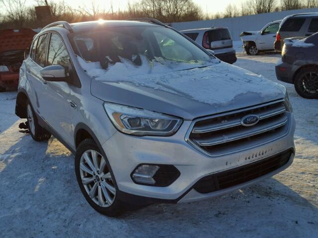 1FMCU9J90HUA64056 - 2017 FORD ESCAPE TIT SILVER photo 1