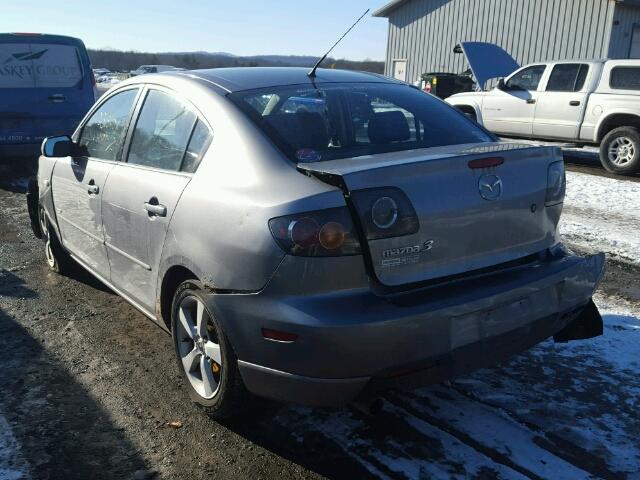 JM1BK323661432526 - 2006 MAZDA 3 S GRAY photo 3