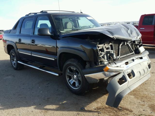 3GNEC12Z95G294815 - 2005 CHEVROLET AVALANCHE BLACK photo 1