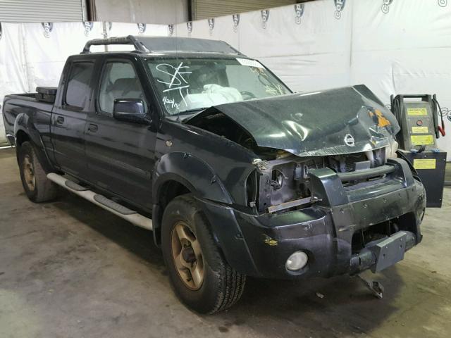 1N6ED29Y82C343555 - 2002 NISSAN FRONTIER C BLACK photo 1