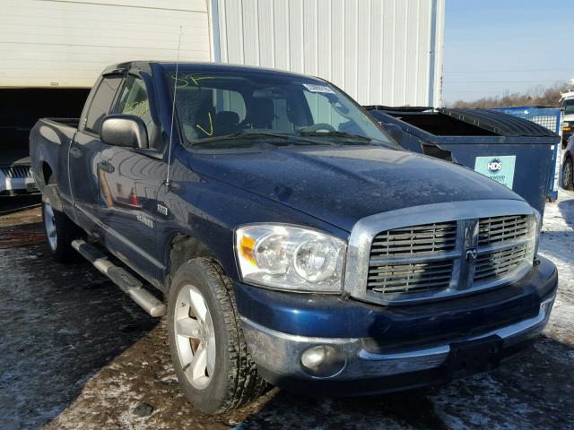 1D7HU182X8J190405 - 2008 DODGE RAM 1500 S BLUE photo 1