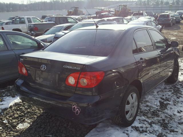 JTDBR32E560064357 - 2006 TOYOTA COROLLA CE BLACK photo 4