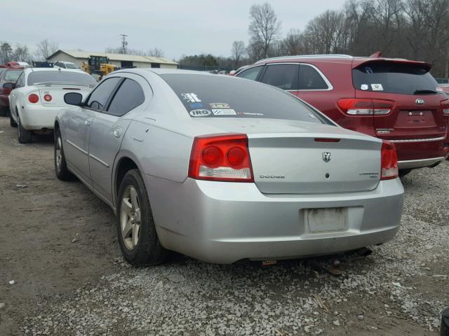 2B3CA3CV2AH107052 - 2010 DODGE CHARGER SX SILVER photo 3