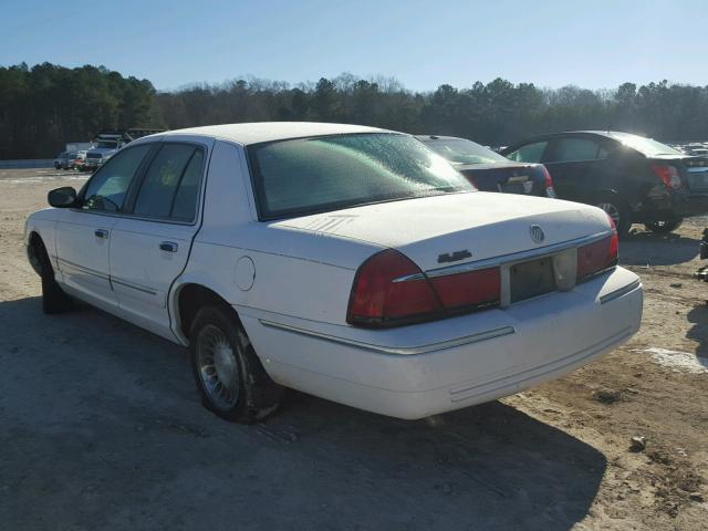 2MEFM74W9YX670146 - 2000 MERCURY GRAND MARQ WHITE photo 3