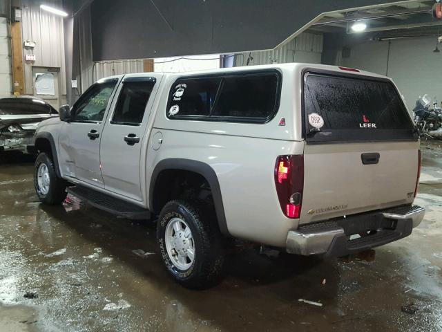 1GCDT136858155452 - 2005 CHEVROLET COLORADO TAN photo 3