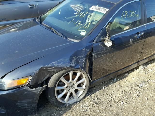 JH4CL96918C009216 - 2008 ACURA TSX BLUE photo 10