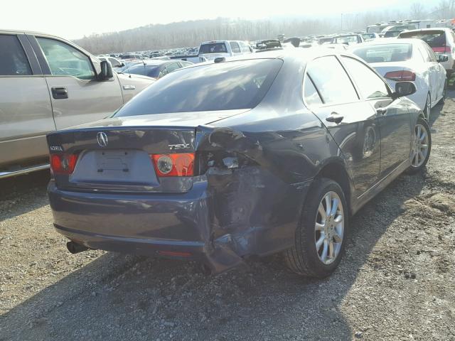 JH4CL96918C009216 - 2008 ACURA TSX BLUE photo 4