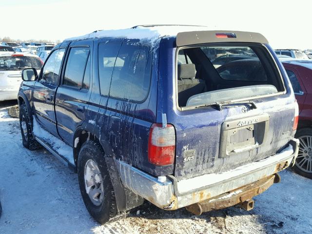 JT3HN86R7T0039444 - 1996 TOYOTA 4RUNNER SR BLUE photo 3