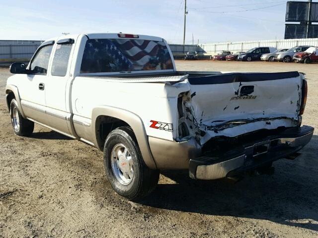 2GTEK19T211281582 - 2001 GMC NEW SIERRA SILVER photo 3