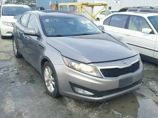 5XXGN4A78DG120295 - 2013 KIA OPTIMA EX GRAY photo 1