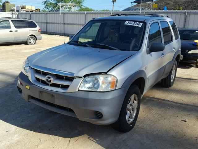 4F2YZ02ZX5KM33888 - 2005 MAZDA TRIBUTE I SILVER photo 2