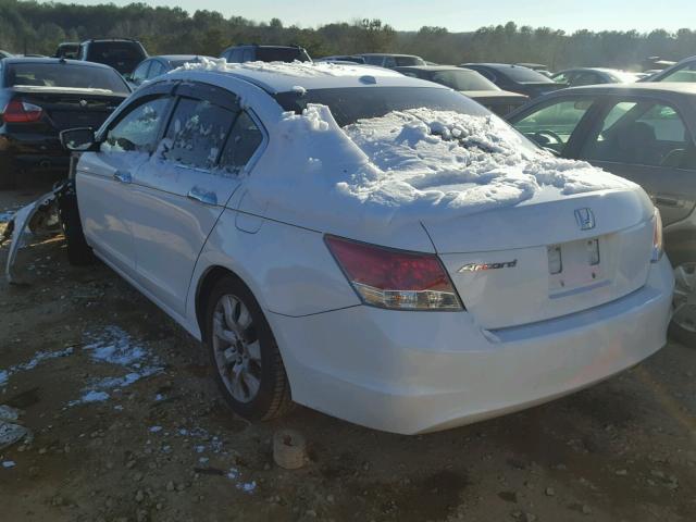 1HGCP2F87AA188112 - 2010 HONDA ACCORD EXL WHITE photo 3