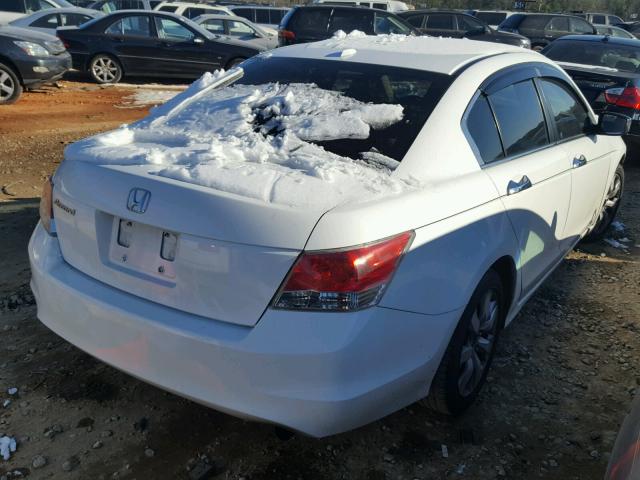 1HGCP2F87AA188112 - 2010 HONDA ACCORD EXL WHITE photo 4