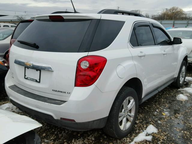 2GNFLEEK6D6268922 - 2013 CHEVROLET EQUINOX LT WHITE photo 4