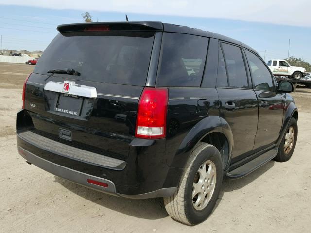 5GZCZ33D56S802283 - 2006 SATURN VUE BLACK photo 4