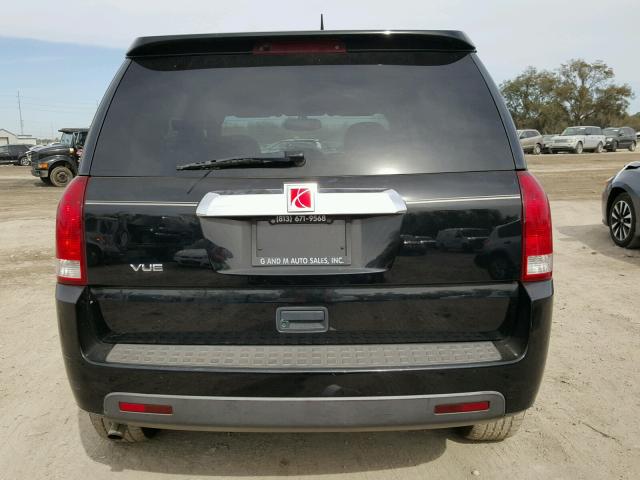 5GZCZ33D56S802283 - 2006 SATURN VUE BLACK photo 9