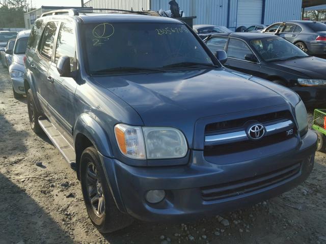 5TDZT38A45S239276 - 2005 TOYOTA SEQUOIA LI BLUE photo 1