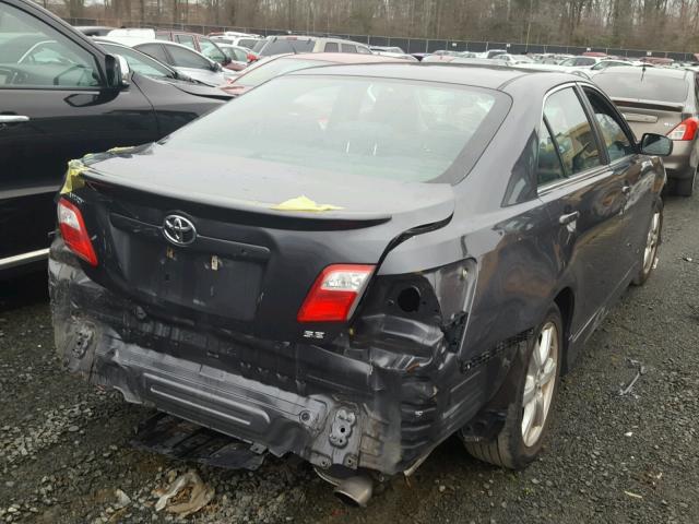 4T1BE46K79U275974 - 2009 TOYOTA CAMRY BASE GRAY photo 4