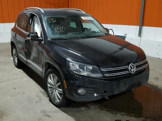 WVGBV7AX4CW531889 - 2012 VOLKSWAGEN TIGUAN S BLACK photo 1