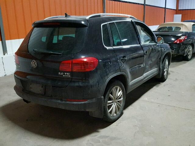 WVGBV7AX4CW531889 - 2012 VOLKSWAGEN TIGUAN S BLACK photo 4