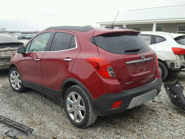 KL4CJCSB2FB183953 - 2015 BUICK ENCORE RED photo 3