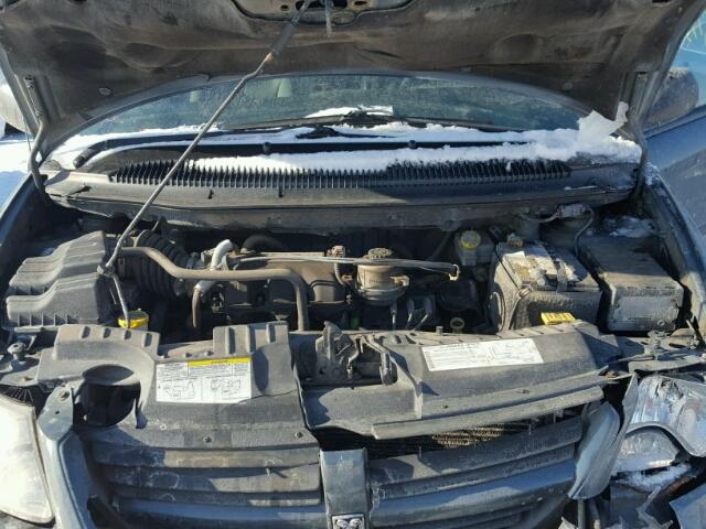 1D4GP25R16B696378 - 2006 DODGE CARAVAN SE GREEN photo 7